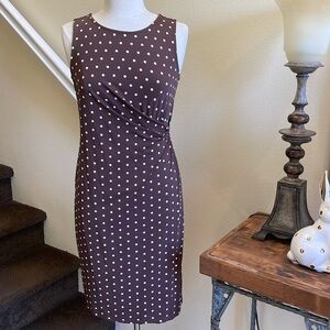 Talbots Polka Dot Stretch Dress